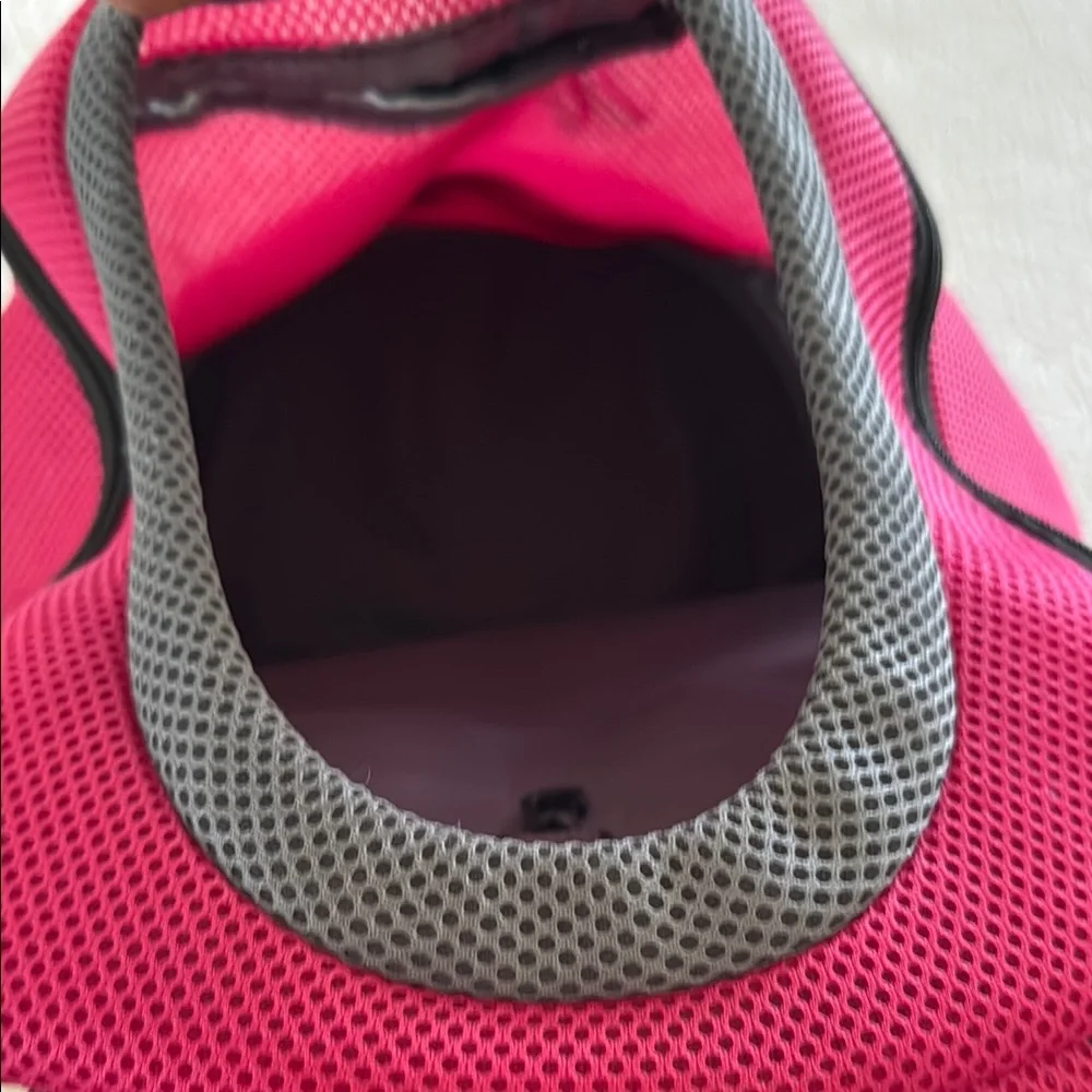 Pink and Gray Small dog/Puppy Backpack - Picture 2 of 3